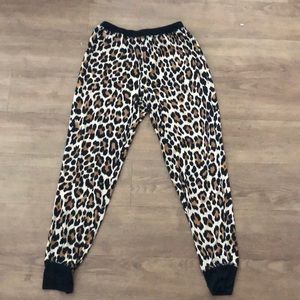 Kate Spade Cheetah Print Pajama Bottoms / Top